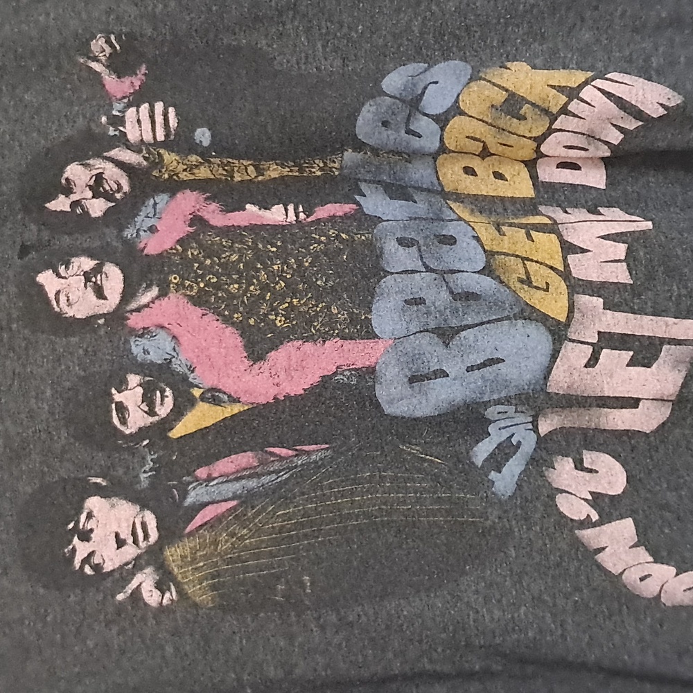 The Beatles t-shirt Get Back Don't Let Me Down Gray Long Sleeve Size Medium - Picture 3 of 8